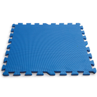 Piastrella antiscivolo blu 50x50 cm 8pz Intex 29081