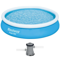 Bestway Fast Set 57274 - Piscina gonfiabile + Pompa filtro 16 W