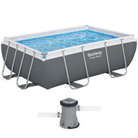 Bestway Power Steel 56629 - 282x196x84 cm - Piscina fuori terra + Pompa filtro 16 W
