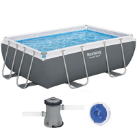 Bestway Power Steel 56629 - Piscina fuori terra + Pompa filtro 16 W e dispenser