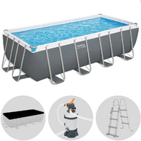 Bestway Power Steel 56671 - 488x244x122 cm - Piscina fuori terra
