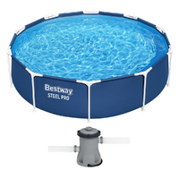 Bestway Steel Pro 56679 - Ø305x76 cm - Piscina Rotonda + Pompa filtro 16 W