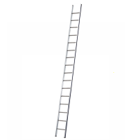 S.T.P. Olivia Pioli, 16 gradini, 4.85 m - Scala in alluminio semplice singola - Altezza stimata operativa 5.85 m