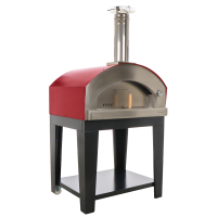Rossofuoco Campagnolo Rosso - Forno a legna da esterno con carrello