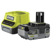 Batteria RYOBI Lithium+ 18V 4Ah + Caricabatteria