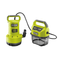 Ryobi RY18SPA-0 - Pompa sommersa per acque chiare e scure - 18V - SENZA BATTERIA E CARICABATTERIA