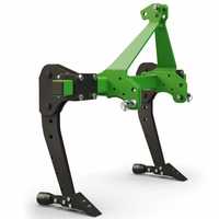 Seven Italy Simply - Drenatore dissodatore agricolo a trattore a 2 elementi - Telaio da 120 cm