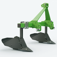 Seven Italy Simply - Assolcatore a 2 ancore - Telaio da 120 cm - Per trattori con attacco a tre punti