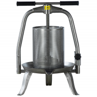 Baesso V20 Inox - Torchio a vite per frutta e verdura 9L - Gabbia in INOX