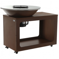 RoyalFood COR-4250 - Barbecue a legna in Corten