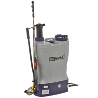 BullMach Pandora 16EM Li - Pompa irroratrice a spalla elettrica a batteria e manuale - 12V - 8Ah