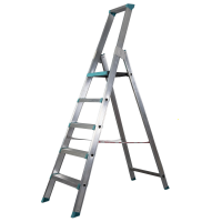 Sicos Maxima, 5 gradini, 1.82 mt - Scalandrino in alluminio con cavalletto
