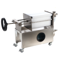 Grifo Professional Inox 30 - Filtro a cartoni per vino carrellato - Pompa in INOX