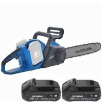Hyundai LCGC777-3 - Elettrosega a batteria 2 x 20V 2Ah - Lama da 35cm