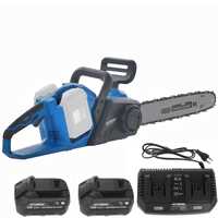 Hyundai LCGC777-3 - Elettrosega a batteria 2 x 20V 4Ah - Lama da 35cm