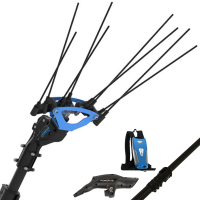 Campagnola Icarus V1 58 - Asta in carbonio da 185-270 cm  - Abbacchiatore elettrico- Batteria a zaino inclusa