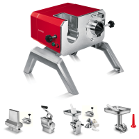 Tre Spade Toollio F95001/MR - Tritacarne elettrico con grattugia + kit accessori - 750W - monofase