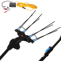 Lisam Thor 36V - Abbacchiatore Elettrico a batteria - Con 8 denti in carbonio - Asta Telescopica - 250-350 cm