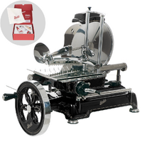 Berkel Tribute Nero - Affettatrice a volano - Lama in acciaio al cromo da 300 mm