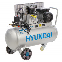 Hyundai MB2065/100L - Compressore aria elettrico a cinghia - Motore 3 HP - 100 lt - 8 bar