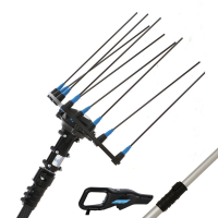Campagnola Hercules 6 ECO Plug-in - Asta in alluminio da 185-270 cm - Abbacchiatore elettrico a batteria