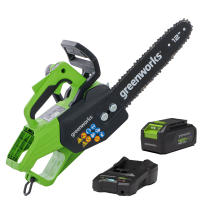 Greenworks GD48TCS - Elettrosega a batteria 48V 2Ah - Lama da 30cm