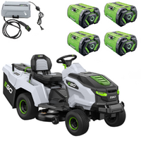 PROMO EGO TR 3801 E - B - Trattorino tagliaerba a batteria con cesto - 56V - 40Ah