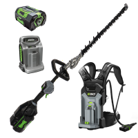 EGO HTX5300-P - Tagliasiepi con batteria a zaino 56V/4Ah brushless - Lama da 53 cm
