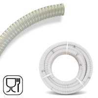 Tubo di pescaggio spiralato trasparente in PVC per alimenti &Oslash; 25 mm - metri 5