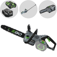 EGO CS1410E - Motosega a batteria 56V 2.5Ah - Lama da 35cm - Tagliasiepi + Borsa porta motosega in omaggio!