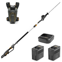 Stiga SPH 900 AE Kit - Tagliasiepi su asta di prolunga a batteria - 2x48V/7,5Ah