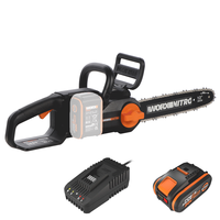 Worx Nitro WG350E - Elettrosega a batteria 20V 4Ah - Lama da 30 cm 