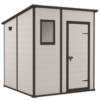 Keter Manor Pent - Casetta da giardino - Con finestra frontale - 183.5x185x200 cm