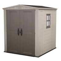 Keter Factor beige - Casetta da giardino - Con finestra laterale - 178x195.5x208 cm