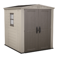 Keter Factor beige - Casetta da giardino - Con finestra laterale - 178x195.5x208 cm