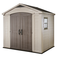 Keter Factor beige - Casetta da giardino - Con finestra laterale - 256.5x182x243 cm