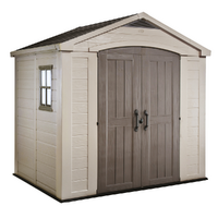 Keter Factor beige - Casetta da giardino - Con finestra laterale - 256.5x182x243 cm