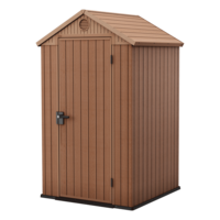 Keter Darwin marrone - Casetta porta attrezzi - 123.8x117x205.1 cm