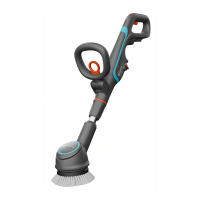 Gardena AquaBrush Compact 02/18V - Spazzola lavapavimenti a batteria - SENZA BATTERIA E CARICABATTERIA