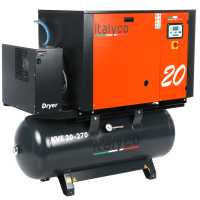 Italyco KVE 20/270 Premium - Compressore rotativo a vite - Pressione max 10 bar