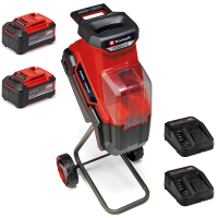 Einhell REDAXXO 36/25 - Biotrituratore a batteria 36V - con sacco di raccolta - 2x18V/5.2Ah