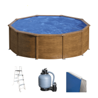 Gre Pacific Rotonda &Oslash;460 x 120 cm - Piscina fuori terra in acciaio