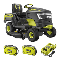 RYOBI RY72TMX107-210 - Trattorino tagliaerba a batteria - 72V / 2x10Ah