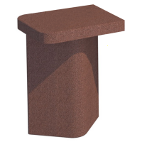 Linea VZ - Tavolo in refrattario da supporto per barbecue