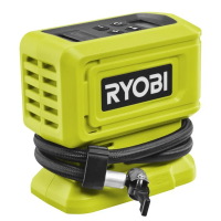 Ryobi RPI18-0 - Compressore a batteria portatile - 18V - SENZA BATTERIA E CARICABATTERIE