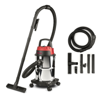 Girmi AP45 - bidone aspira solidi e liquidi wet &amp; dry - 15L - 1000W - acciaio inox