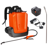 Stocker Ergomist 15 - Pompa irroratrice a spalla a batteria - Serbatoio 15 L - 21 V - 4 Ah