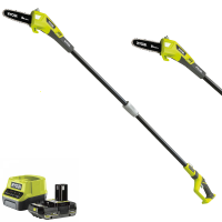 Ryobi RPP182020 - Potatore a batteria su asta telescopica - Barra da 20 cm - 18V 2Ah