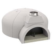 Edilmark FP 120N - Forno a legna da incasso con piano cottura &Oslash; 120 cm - Capacit&agrave; cottura 8 pizze