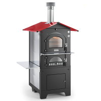 Fontana Rosso - Forno a legna da esterno 80X54 cm